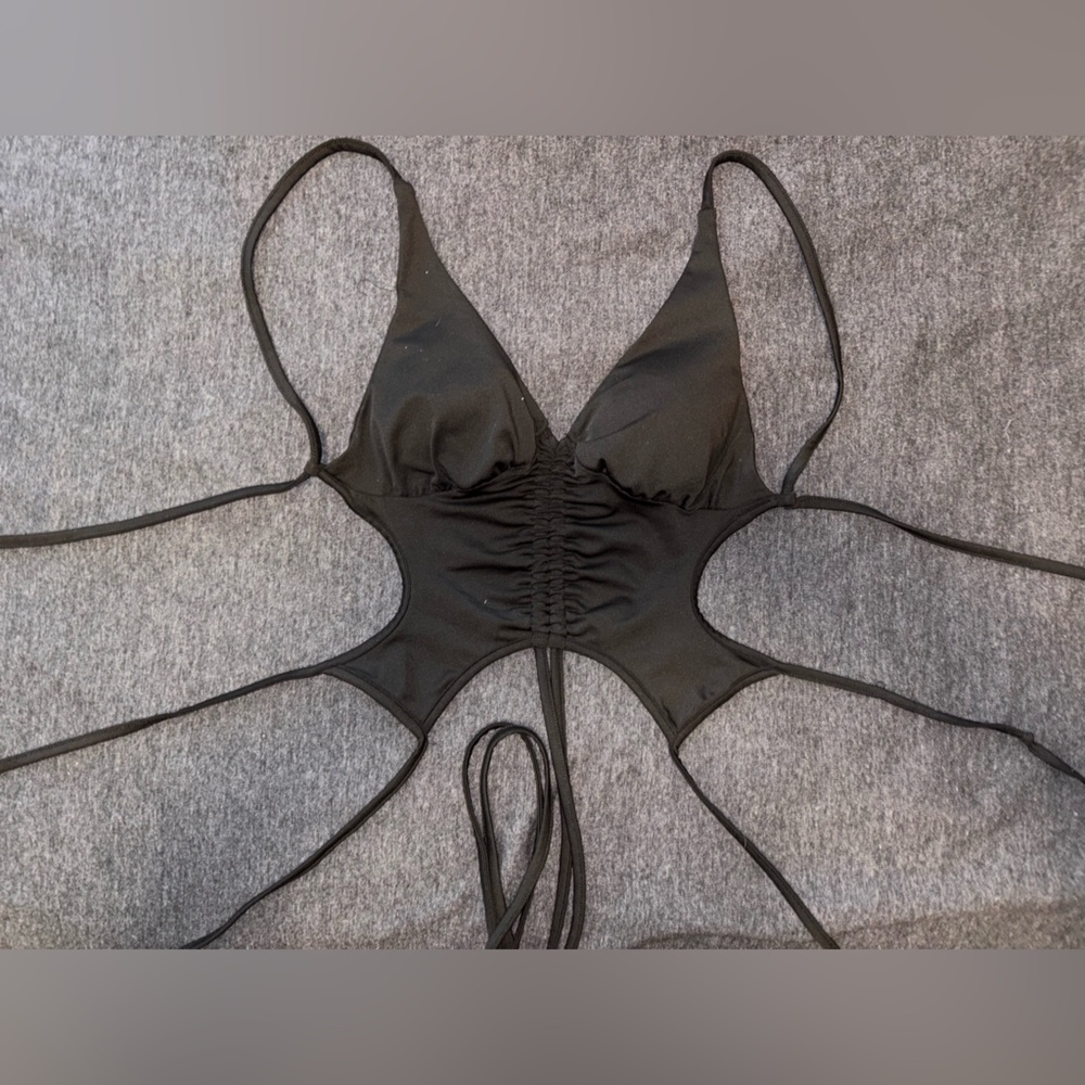 Black Strappy Top